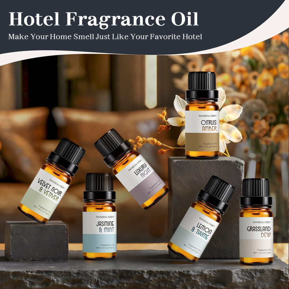 Lemon & Thyme fragrance bottle Rainbow Abby Diffuser Oil
