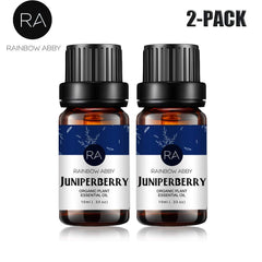 Aromatherapy diffuser and skincare setup with Juniper Berry Essential Oil