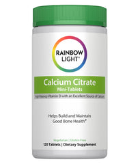 Rainbow Light Calcium Citrate with Vitamin D bottle - 120 count