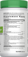 Open bottle with capsules showing vegan digestive enzyme supplement