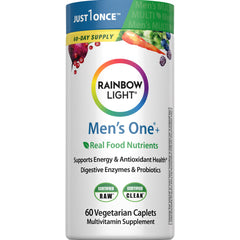Rainbow Light Men's One Multivitamin bottle - front view