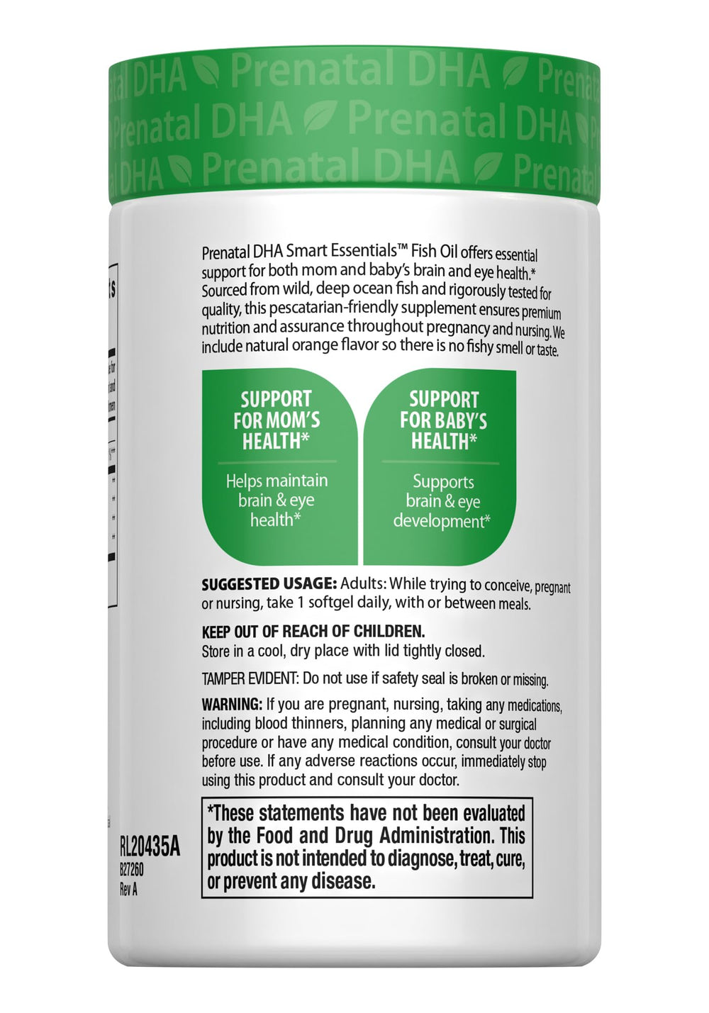Prenatal DHA Omega-3 Fish Oil bottle