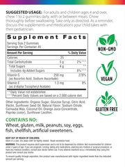 Packaging for Rainbow Light Vitamin C Gummies with Vitamin E, 90-count