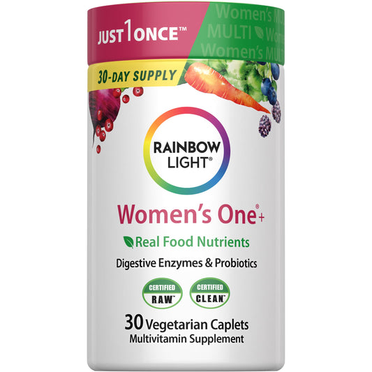 Rainbow Light Women's Multivitamin One + bottle front