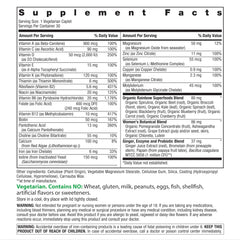 Rainbow Light Women's Multivitamin One Plus product label close-up