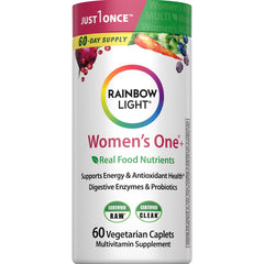 Rainbow Light Women's One High-Potency Daily Multivitamin bottle front view
