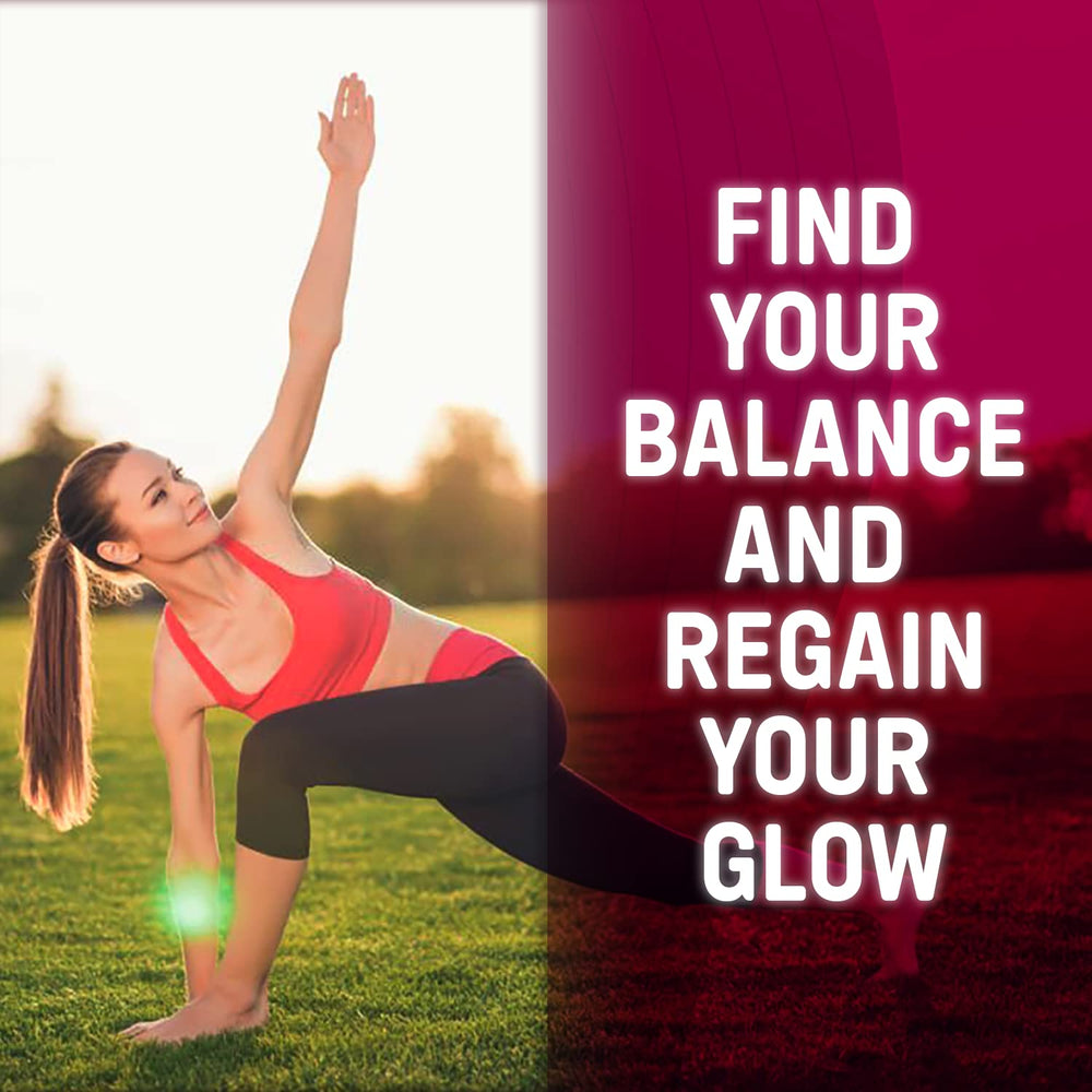 Rainbow Nutrients Women's health routine visuals suggest daily wellness and ease of incorporation.