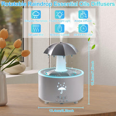 Aromatherapy diffuser releasing fragrant mist
