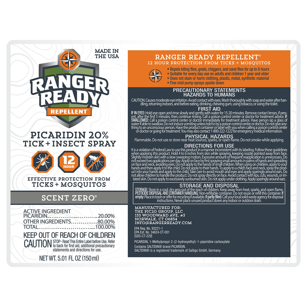 Ranger Ready 5 oz bottle close-up showing compact packaging.