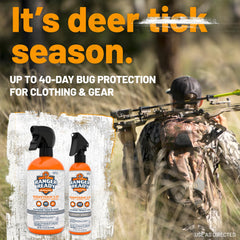Ranger Ready Permethrin Spray shows scent-zero odor for outdoor use.