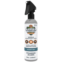 Ranger Ready Picaridin Night Sky bottle for long-lasting outdoor protection.