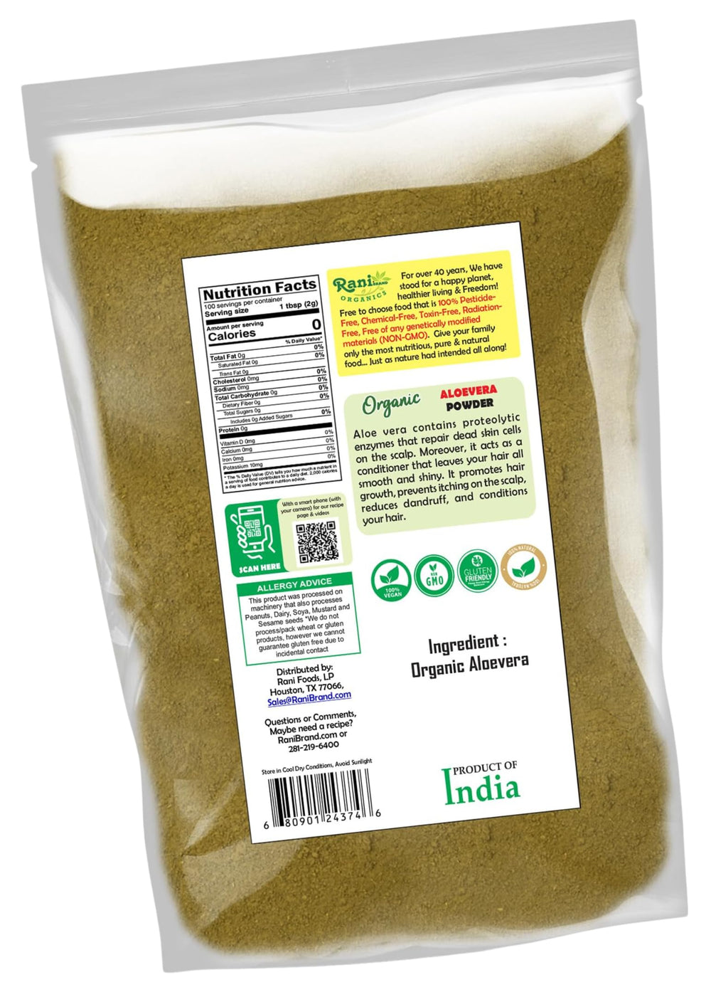 Gluten-friendly vegan powder product image