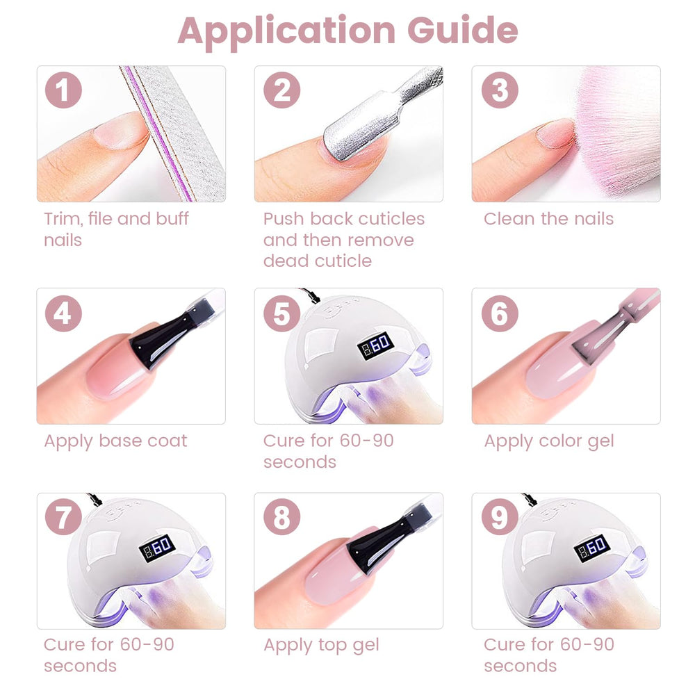 RARJSM packaging and color palette swatches showcasing pastel pink shades