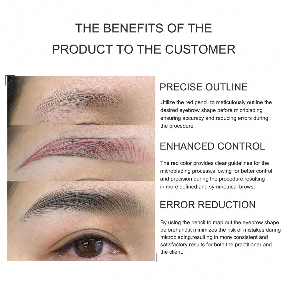Rasmet brow-pencil sharpening step highlights easy point maintenance for consistent results