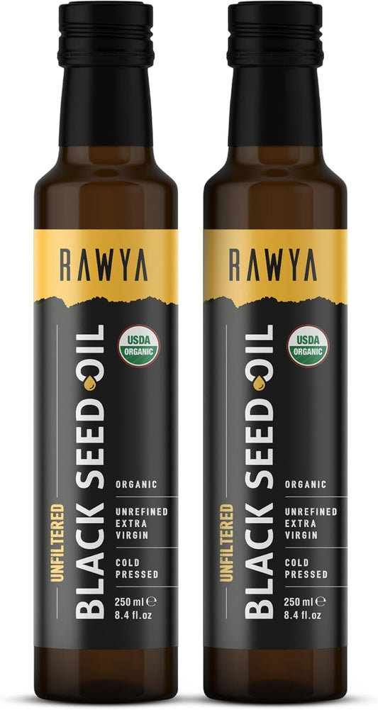 RAWYA Black Seed Oil 250ml bottle - front view