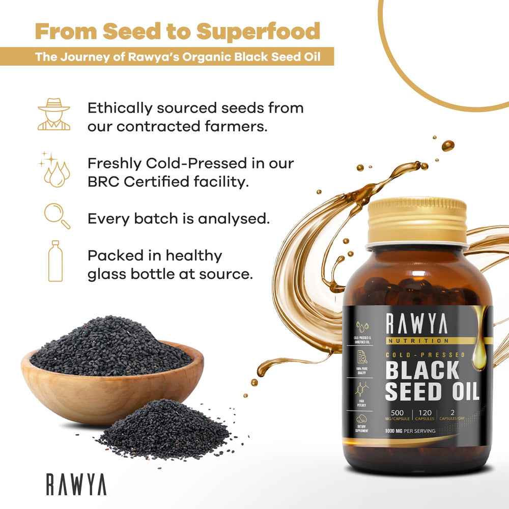 RAWYA bottle with halal and certification labels