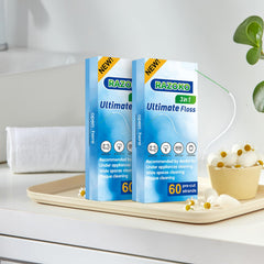Travel-friendly dental floss for braces and bridges