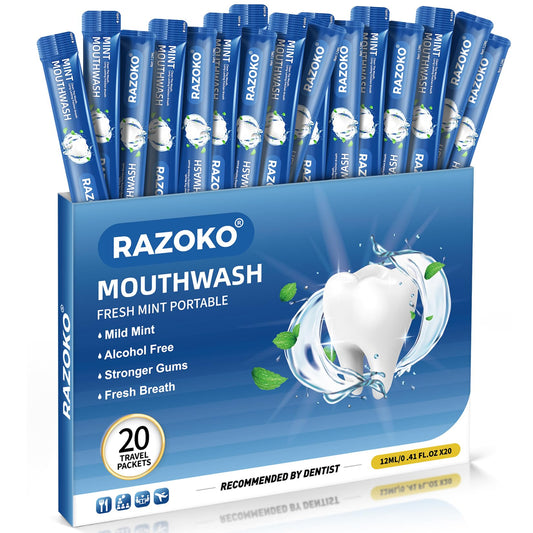 RAZOKO mouthwash travel size packets