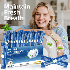 Alcohol-free and fluoride-free formula for sensitive gums