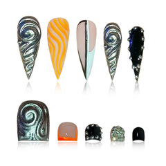 Rdntbeu full-cover press-on toenails provide durable, comfortable wear.