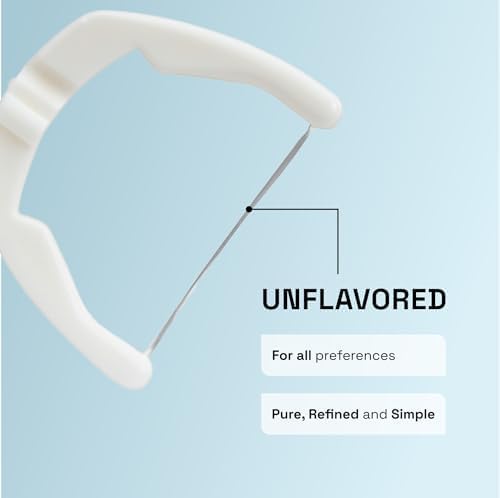 Floss heads arranged for display, 28-count pack