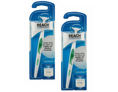 REACH Ultraclean Access Flosser with ergonomic non-slip handle