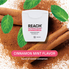 Cinnamon Mint flavor branding on floss packaging