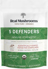 Real Mushrooms 5 Defenders bottle front view