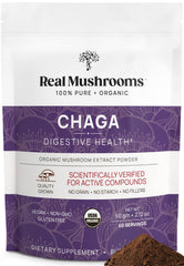 Chaga powder from wild-harvested fruiting body