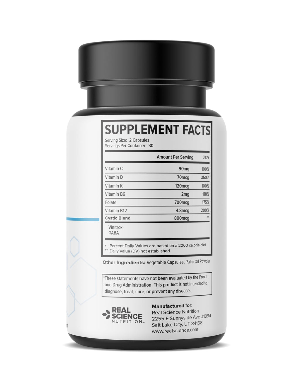 Vinitrox nitric oxide support and vitamin icons