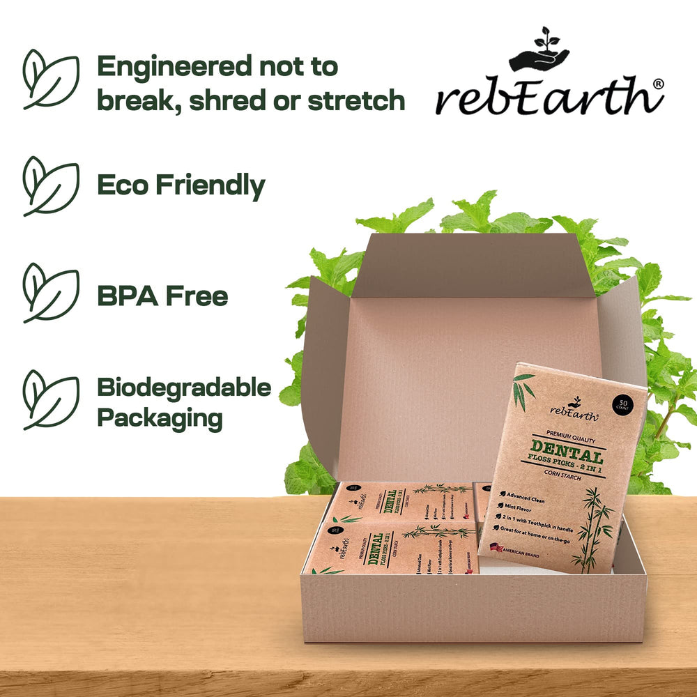 Plant-based floss material close-up
