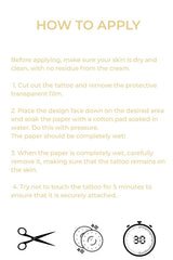 Envelope with two patches from Rebel Tattoos Gold Stars set