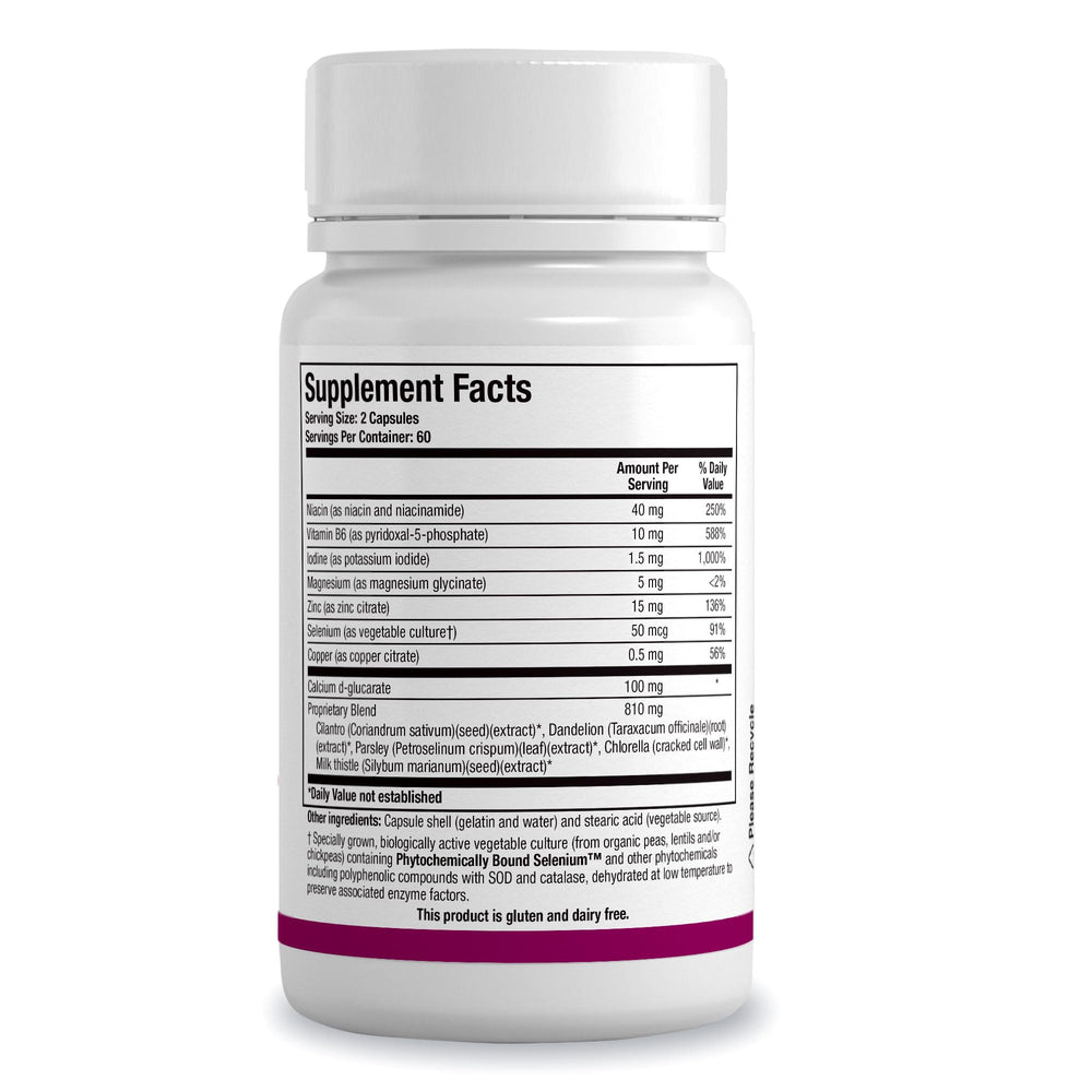 Receptor Detox bottle highlighting hormone balance