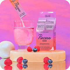Recess Mood Powder Lemon Citrus flavor packaging side