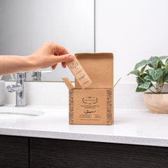Recyclable box for storing floss picks