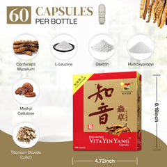 Pure red reishi extract ingredient label