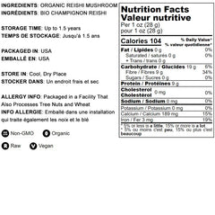 Close-up of antioxidant-rich Red Reishi mushroom powder