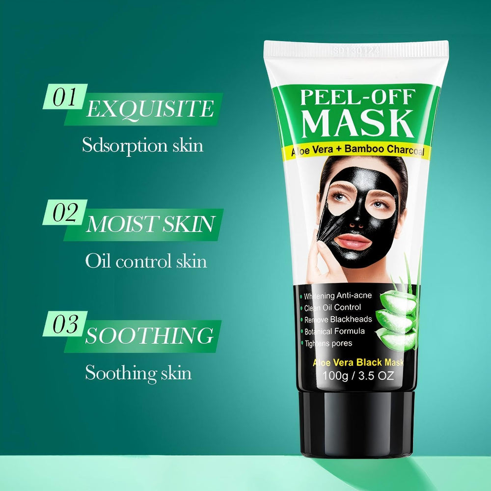 Redcool mask being applied in an even layer for gentle hydration and cleansing.