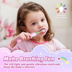 2-minute smart timer display on toothbrush