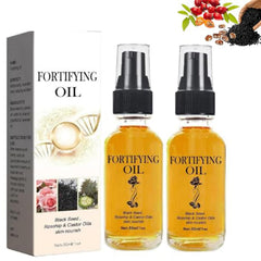 Rednow Lilinas castor oil bottle pour for deep hydration and skin nourishment.