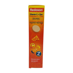 Product packaging for Redoxon Orange Vitamin C with Zinc 20-count six-pack