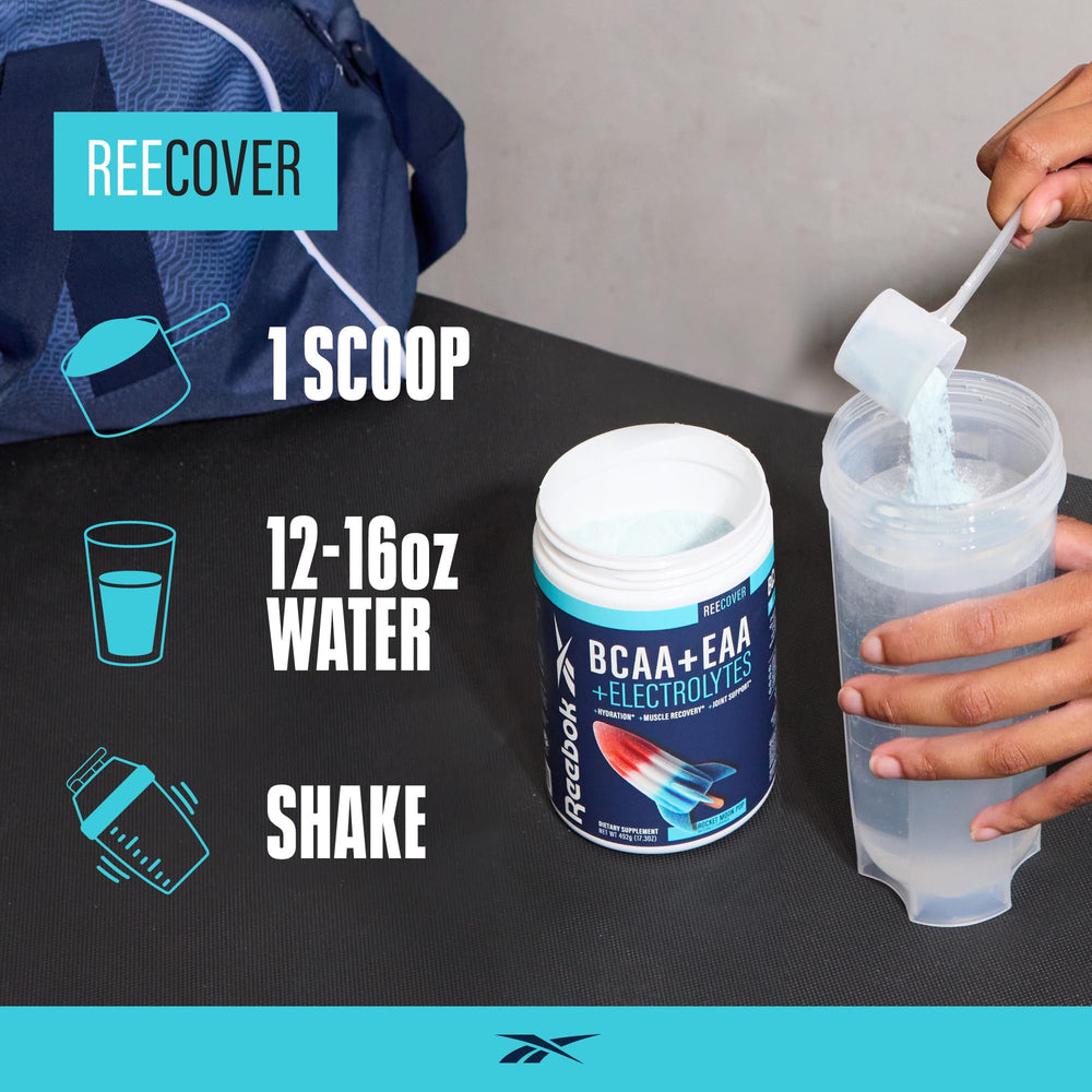 EAAs and BCAAs highlighted on REECover packaging