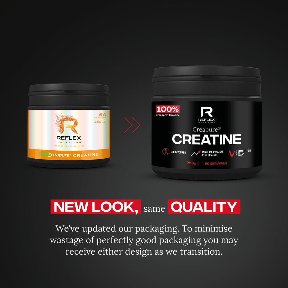 Athlete training with Creatine supplement on the go