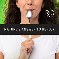 REFLUX GOURMET Mint Chocolate Rescue in a bright kitchen scene suggesting family use.