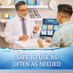 Refresh Optive Advanced Hydrocell technology maintains eye surface hydration.