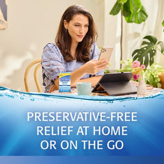 Refresh Optive fast-moisture-release implies quick, comfortable lubrication.