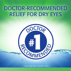 Refresh Tears drops dispensing action showing easy application