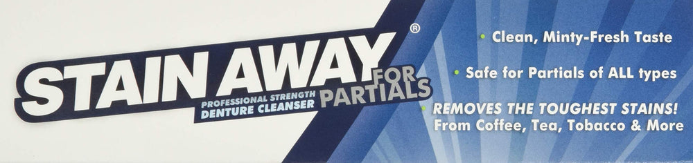 Minty fresh scent and fast action of Regent Labs Stain Away cleanser