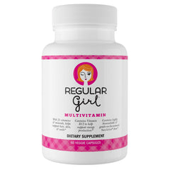 Bottle highlighting gluten-free and BPA-free features
