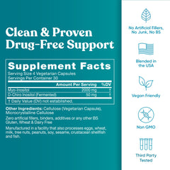 Myo-Inositol and D-Chiro Inositol ingredients symbol for Regulate